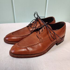 Men's Wolverine Split Toe Oxford Shoes Size 7.5 D Brown 1000 Mile W40476 USA